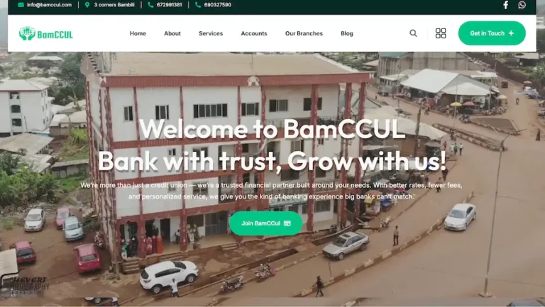 BamCCUL 3 Techclic landing page design